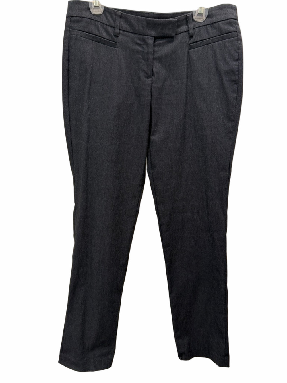 Dalia Collection Denim Look Boot Cut Dress Pants